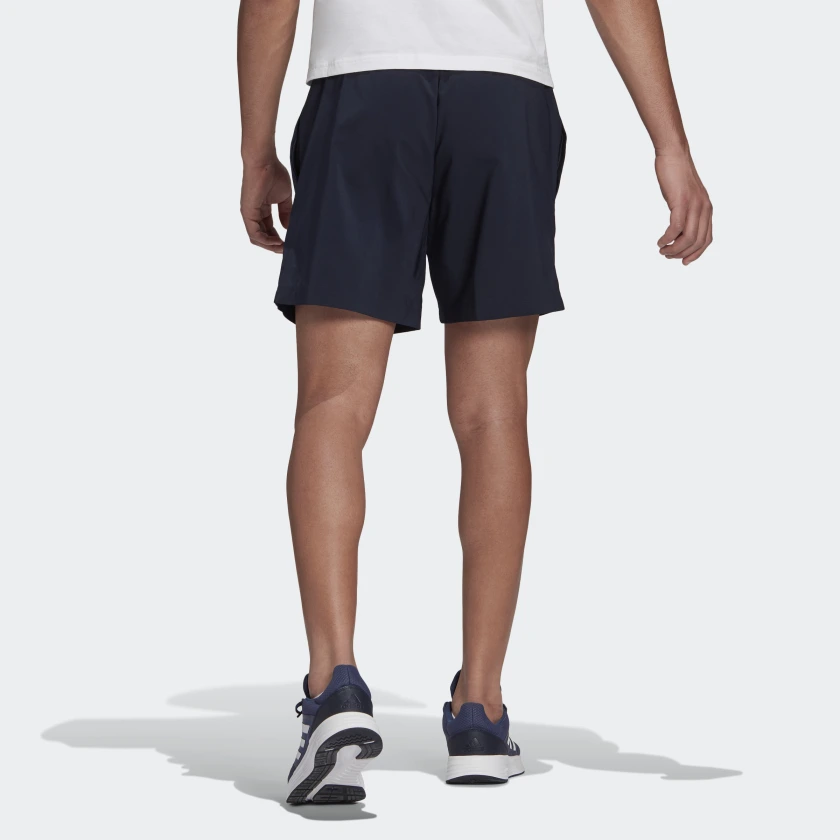 Adidas กางเกงกีฬาผู้ชาย AEROREADY Essentials Chelsea Shorts Legend OFFICIAL STORE Small Ink/White - GK9603 Logo ) APX ( 