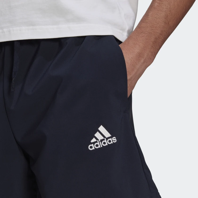 กางเกงกีฬาผู้ชาย Shorts - Ink/White AEROREADY Logo STORE APX Adidas Essentials Small GK9603 Chelsea Legend OFFICIAL | ( )
