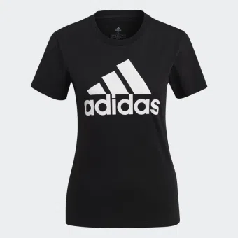 Adidas เสื้อยืดผู้หญิง Essentials Logo Tee | Black/White ( GL0722 )