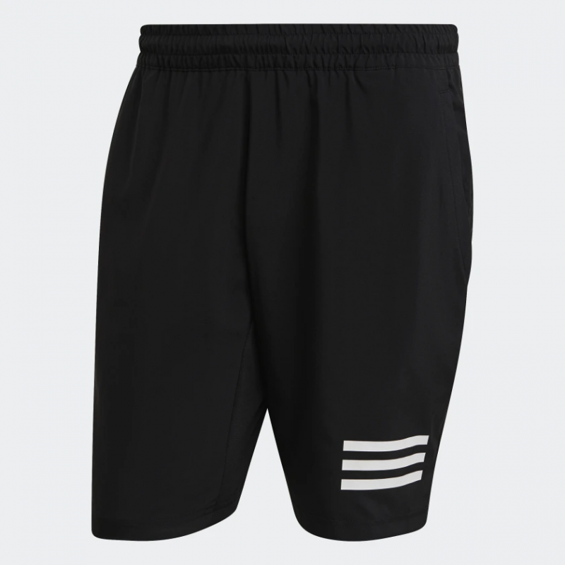 Adidas กางเกงเทนนิสผู้ชาย Club Tennis 3-Stripes Shorts | Black/White ( GL5411 )