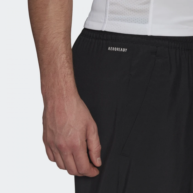 Adidas กางเกงเทนนิสผู้ชาย Club Tennis 3-Stripes Shorts | Black/White ( GL5411 ) - Image 5