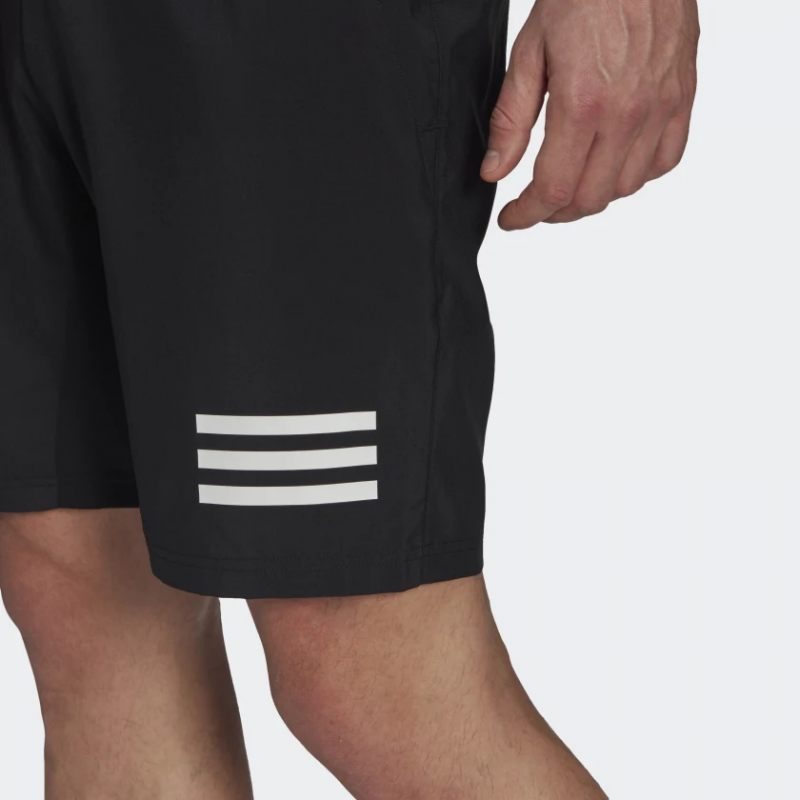 Adidas กางเกงเทนนิสผู้ชาย Club Tennis 3-Stripes Shorts | Black/White ( GL5411 ) - Image 6