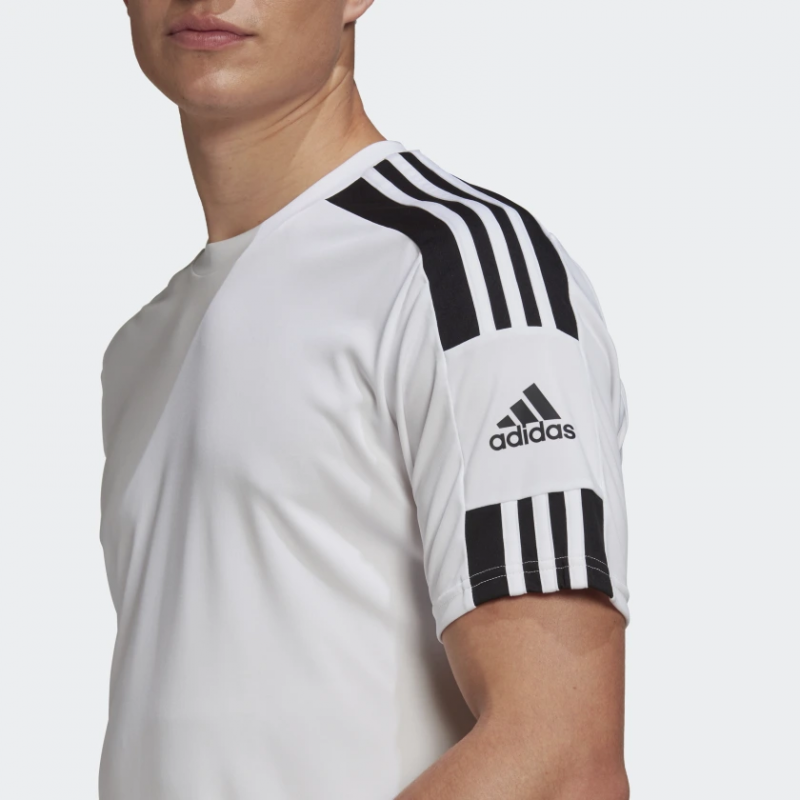 Adidas เสื้อกีฬาผู้ชาย Squadra 21 Jersey | White/Black ( GN5723 ) - Image 6
