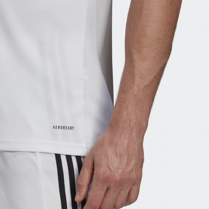 Adidas เสื้อกีฬาผู้ชาย Squadra 21 Jersey | White/Black ( GN5723 ) - Image 7
