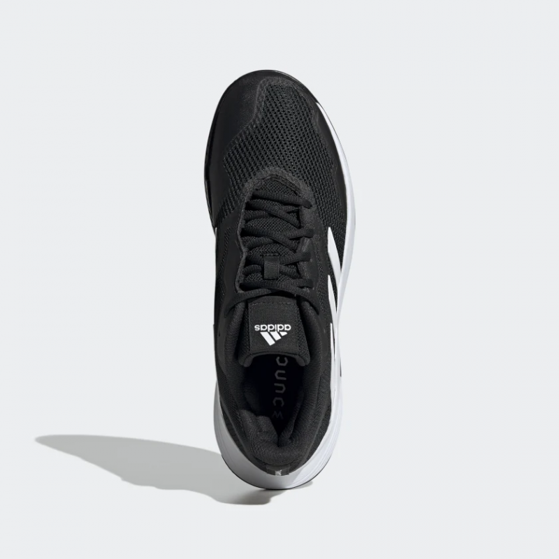 Adidas รองเท้าเทนนิสผู้ชาย Courtjam Control | Core Black/Cloud White/Core Black ( GW2554 ) - Image 5