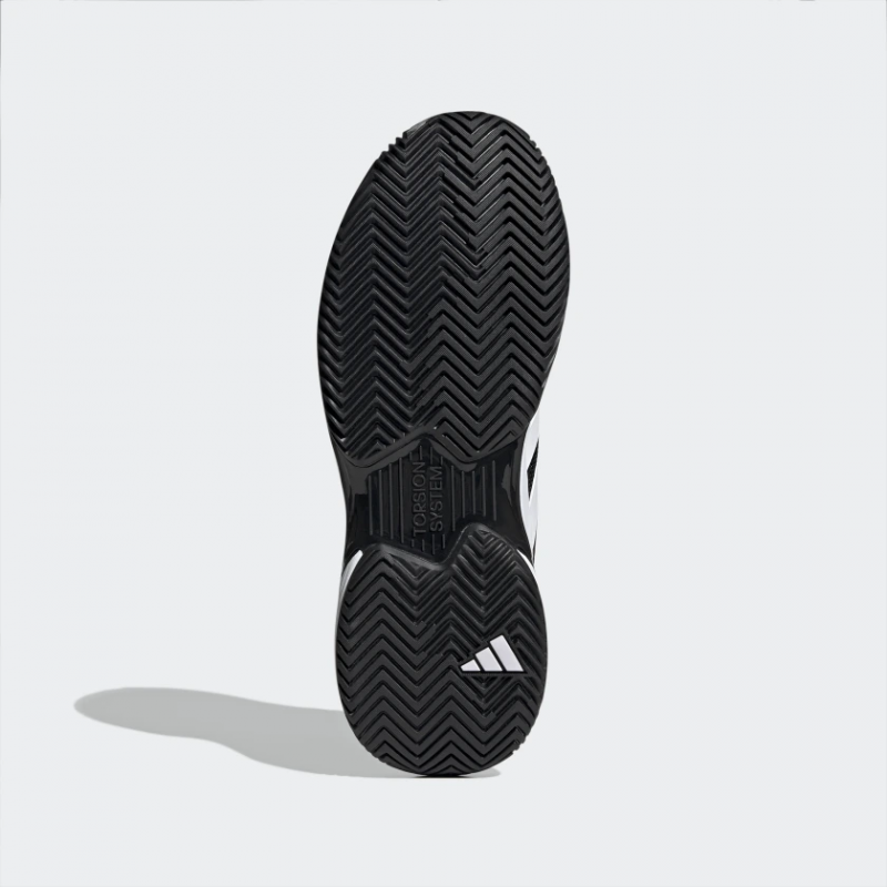 Adidas รองเท้าเทนนิสผู้ชาย Courtjam Control | Core Black/Cloud White/Core Black ( GW2554 ) - Image 6