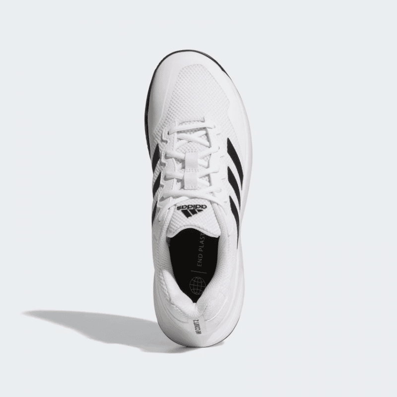 Adidas รองเท้าเทนนิสผู้ชาย Gamecourt 2.0 | Cloud White/Core Black/Cloud White ( GW2991 ) - Image 5