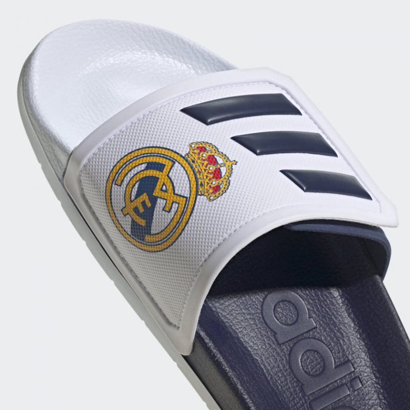 Adidas รองเท้าแตะ Adilette TND Slides Real Madrid | Cloud White/Dark Blue/Cloud White ( GZ5938 ) - Image 7