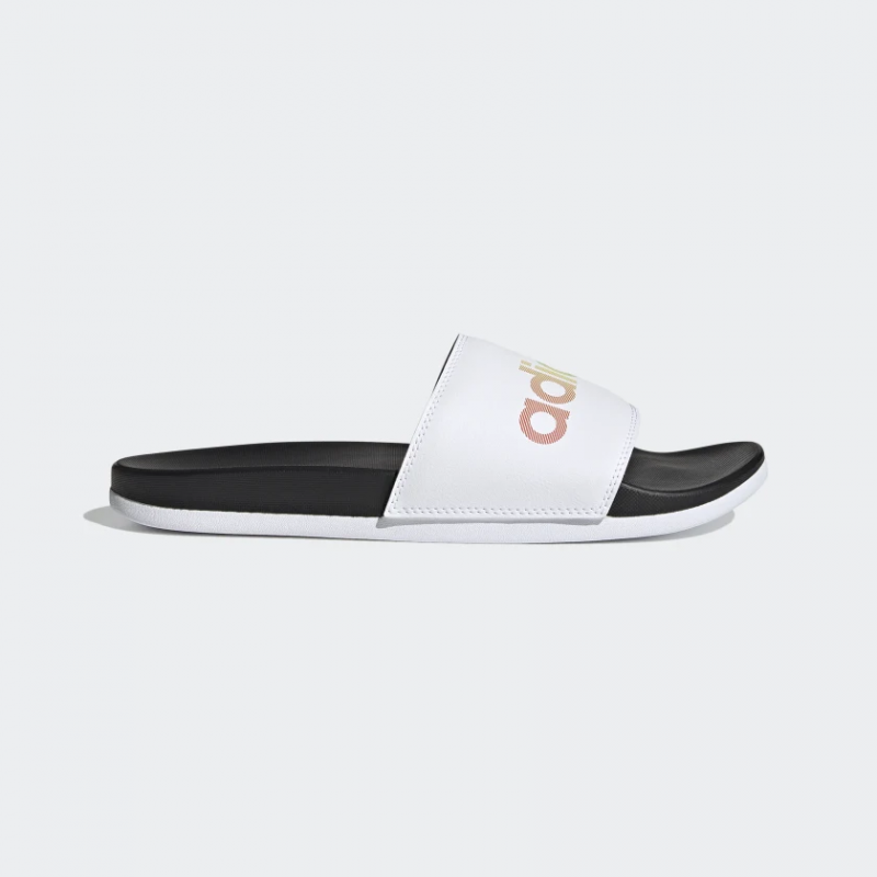 Adidas รองเท้าแตะ Adilette Comfort Slides | Core Black/Cloud White/Core Black ( H02488 )