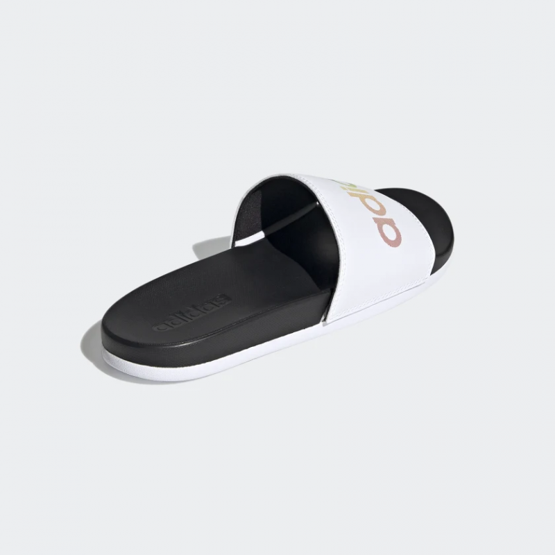 Adidas รองเท้าแตะ Adilette Comfort Slides | Core Black/Cloud White/Core Black ( H02488 ) - Image 3