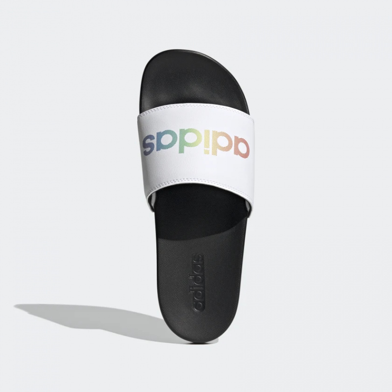 Adidas รองเท้าแตะ Adilette Comfort Slides | Core Black/Cloud White/Core Black ( H02488 ) - Image 5