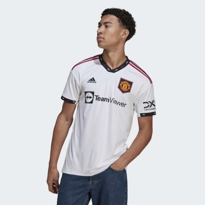 Adidas เสื้อฟุตบอล Manchester United 22/23 Away Jersey | White ( H13880 ) - Image 3