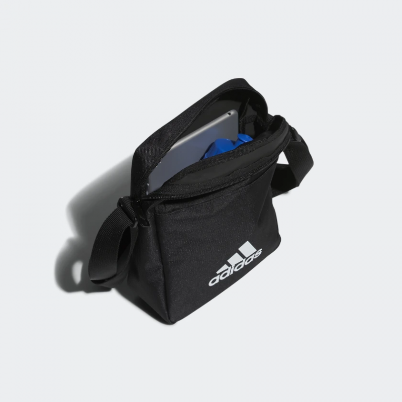 Adidas กระเป๋าสะพายข้าง Classic Essential Organizer Bag | Black ( H30336 ) - Image 4