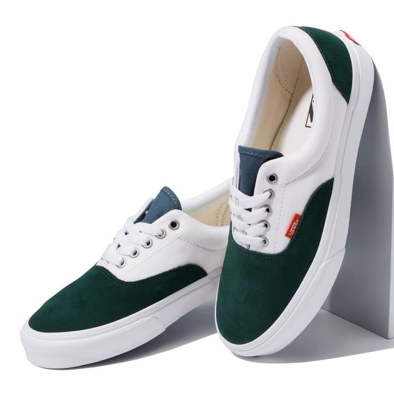 Vans รองเท้าผ้าใบ Era Varsity Canvas | Green/Blue ( VN0A5KX524O ) - Image 11