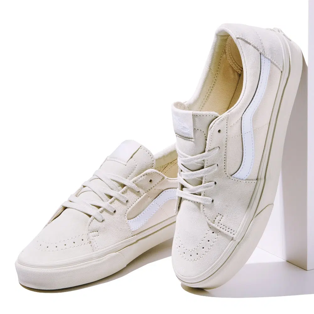 Vans รองเท้าผ้าใบ Sk8-Low Contrast | Bone White ( VN0A5KXDBWQ ) - Image 10
