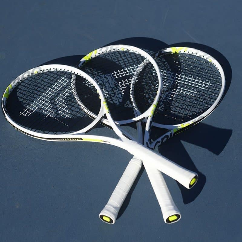 Tecnifibre ไม้เทนนิส TF-X1 275 Tennis Racket Grip 2 | White/Yellow/Black ( 14TFX27522 ) - Image 29