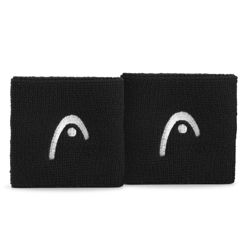 Head ปลอกรัดข้อมือเทนนิสแบบสั้น Wristband 2.5" | Black ( 285075 ) - Image 4