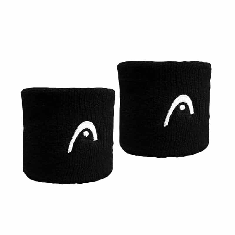 Head ปลอกรัดข้อมือเทนนิสแบบสั้น Wristband 2.5" | Black ( 285075 ) - Image 8