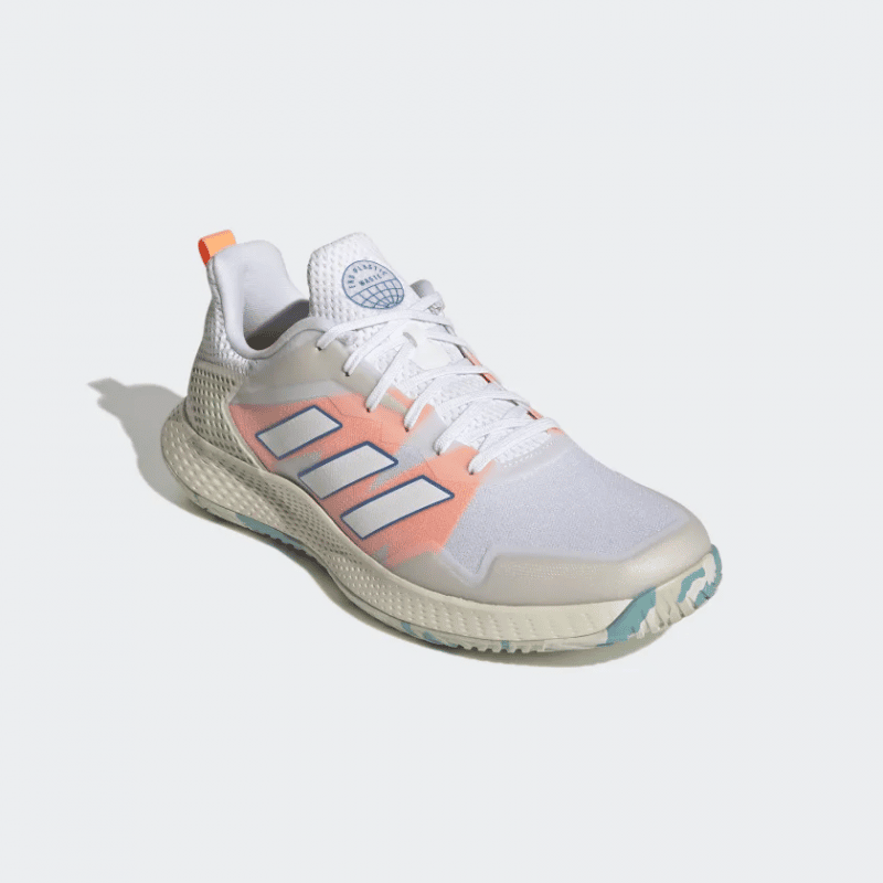 Adidas รองเท้าเทนนิสผู้ชาย Defiant Speed | Cloud White/Cloud White/Pulse Blue ( GV9520 ) - Image 2