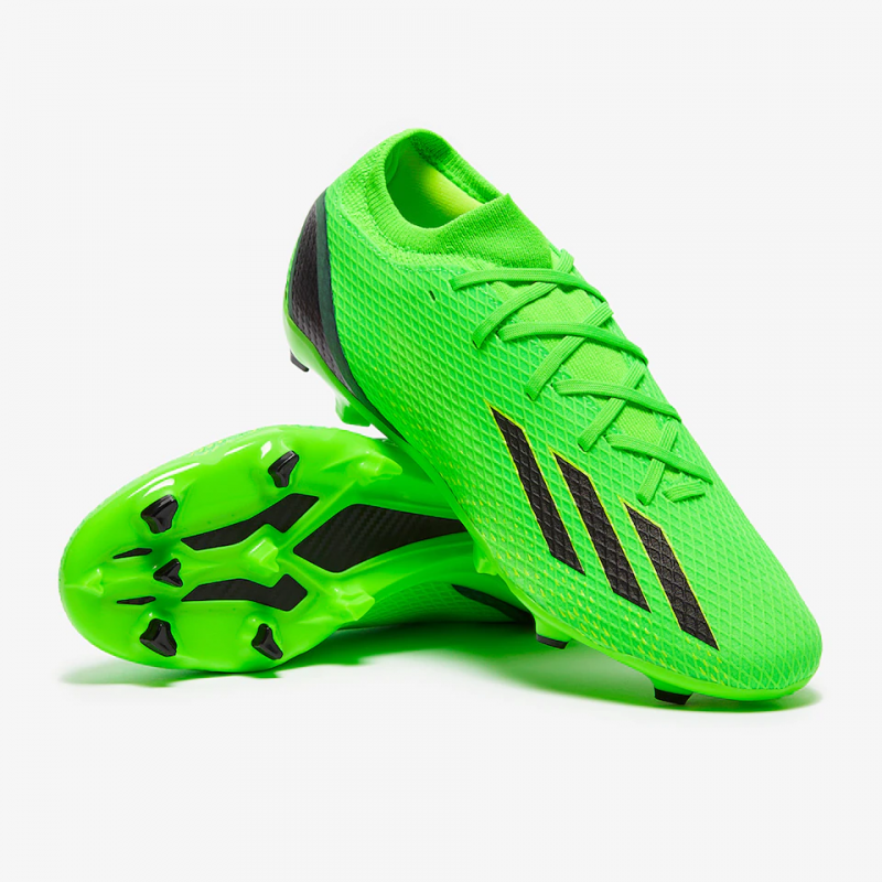 Adidas รองเท้าฟุตบอล / สตั๊ด X Speedportal.3 FG | Solar Green/Core Black/Solar Yellow ( GW8455 ) - Image 10