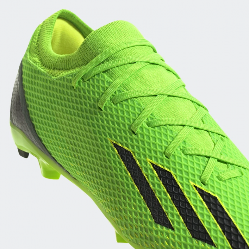 Adidas รองเท้าฟุตบอล / สตั๊ด X Speedportal.3 FG | Solar Green/Core Black/Solar Yellow ( GW8455 ) - Image 7