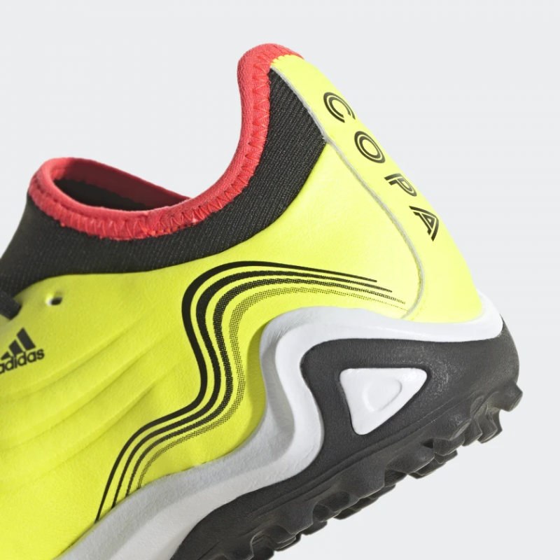 Adidas รองเท้าฟุตบอล / ร้อยปุ่ม Copa Sense.3 TF | Team Solar Yellow/Core Black/Solar Red ( GZ1366 ) - Image 8