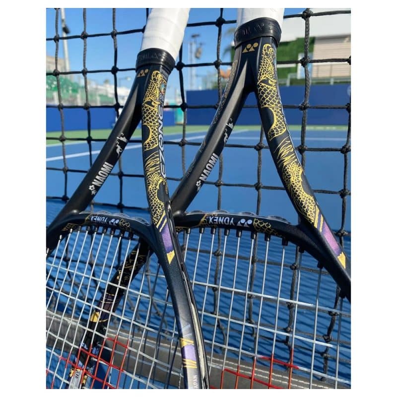 Yonex ไม้เทนนิส Osaka Ezone 100SL Tennis Racket G2 | Gold/Purple ( 07EN100SYX ) - Image 12