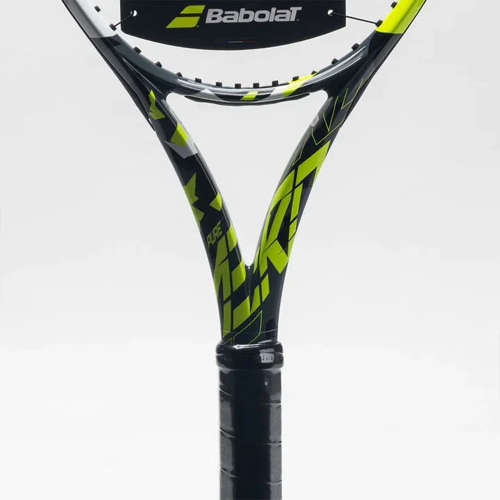 Babolat ไม้เทนนิส Pure Aero 2023 Tennis Racket G2 | Grey/Yellow