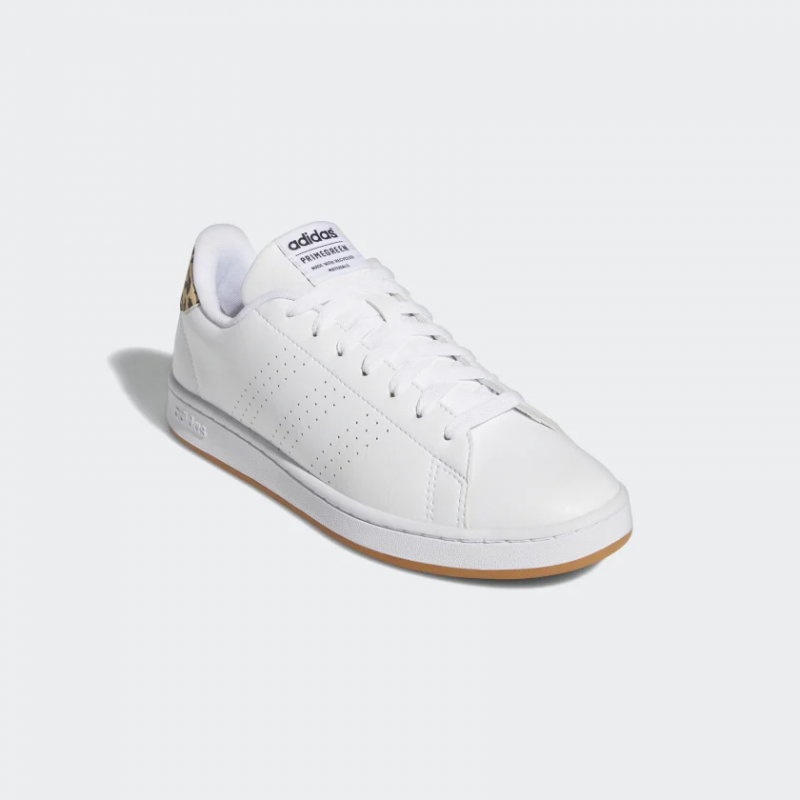 Adidas รองเท้าผ้าใบผู้หญิง Advantage | Cloud White/Cloud White/Core Black ( GY7044 ) - Image 2