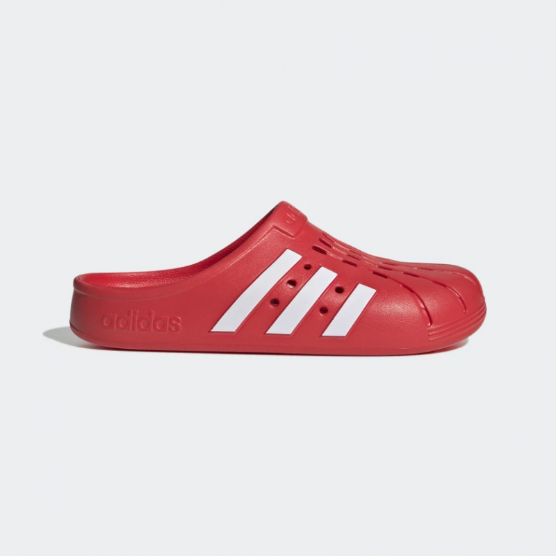Adidas รองเท้าแตะ Adilette Clogs | Vivid Red/Cloud White/Vivid Red ( GZ5887 )
