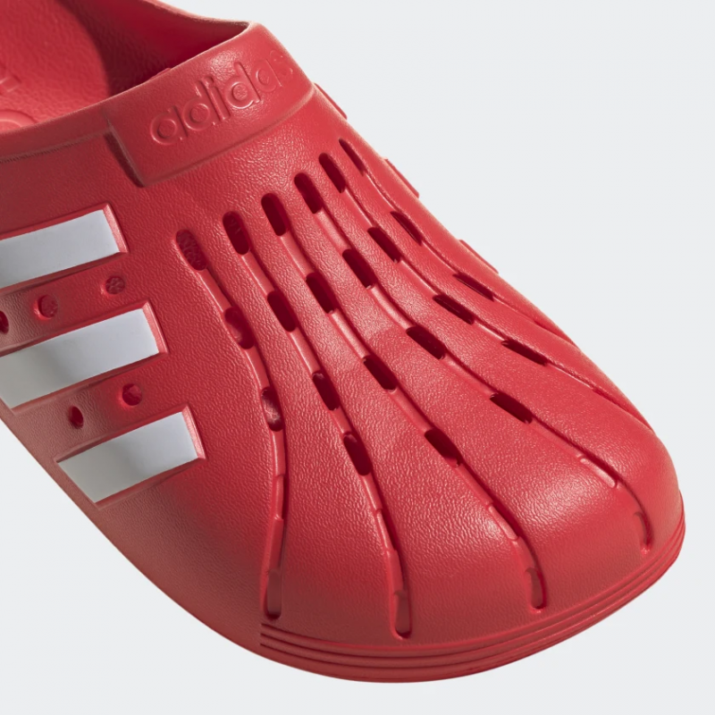 Adidas รองเท้าแตะ Adilette Clogs | Vivid Red/Cloud White/Vivid Red ( GZ5887 ) - Image 7