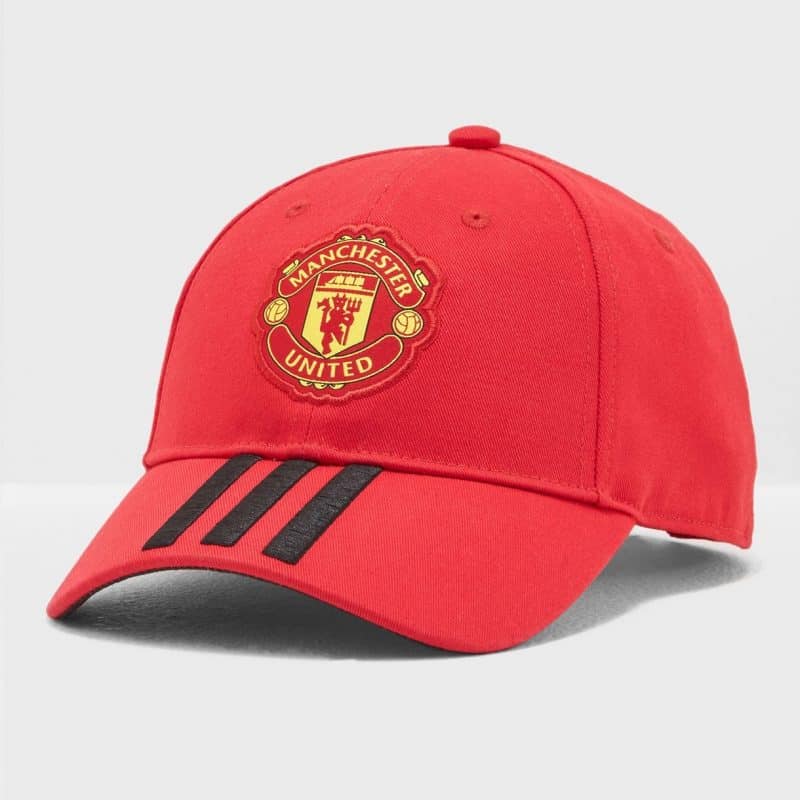 Adidas หมวก Manchester United Baseball Cap | Real Red/Black/White ( H62461 ) - Image 5