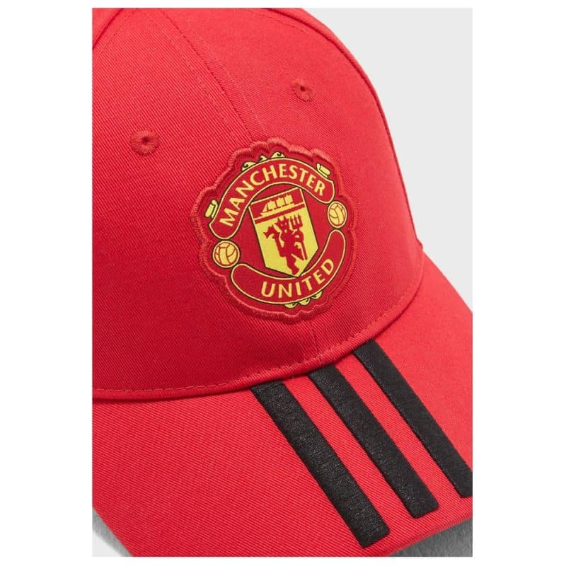 Adidas หมวก Manchester United Baseball Cap | Real Red/Black/White ( H62461 ) - Image 6