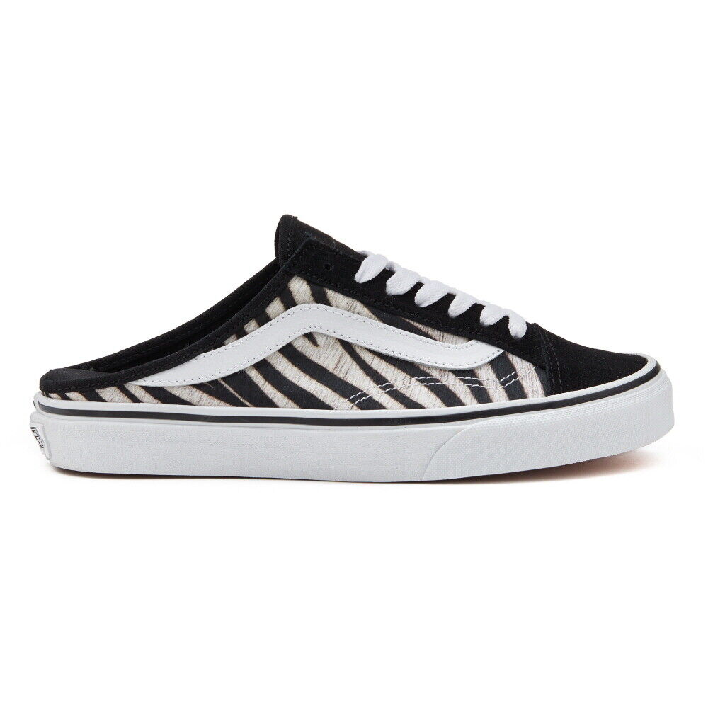 Vans รองเท้าผ้าใบ Style 36 Mule Zebra | Black ( VN0A7Q5YZBR