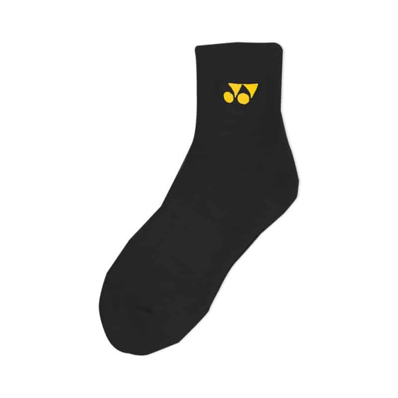 Yonex ถุงเท้าเทนนิส Sport Socks | Black/Yellow ( 29120 )