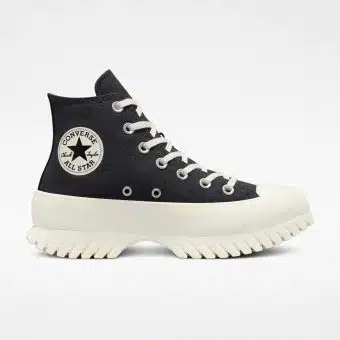 Converse รองเท้าผ้าใบผู้หญิง Chuck Taylor All Star Lugged 2.0 Seasonal Color Hi | Dark Smoke Grey/Black/Egret ( A01368CH2GYXX )