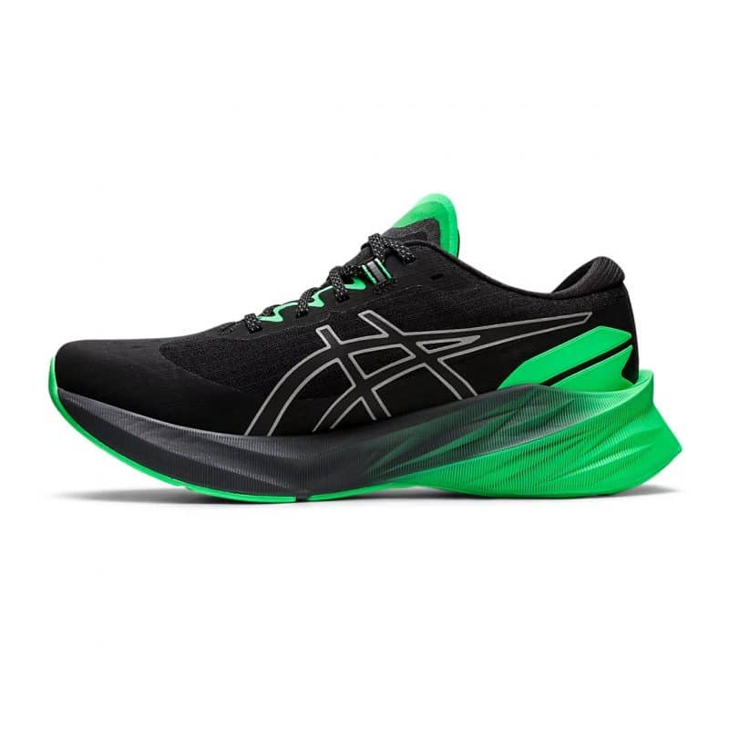 Asics รองเท้าวิ่งผู้ชาย Novablast 3 Lite-Show | Black/New Leaf ( 1011B534-001 ) - Image 4