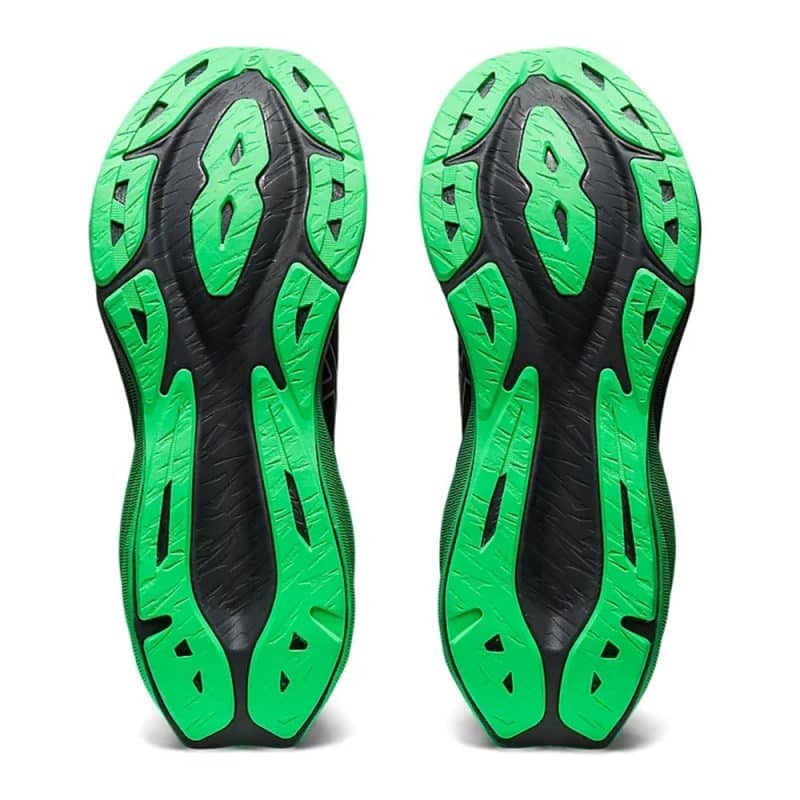 Asics รองเท้าวิ่งผู้ชาย Novablast 3 Lite-Show | Black/New Leaf ( 1011B534-001 ) - Image 7