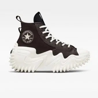 Converse รองเท้าผ้าใบผู้หญิง Run Star Motion Edge Glow Hi | Velvet Brown/Black/Pale Putty ( A01321CH2BRXX )