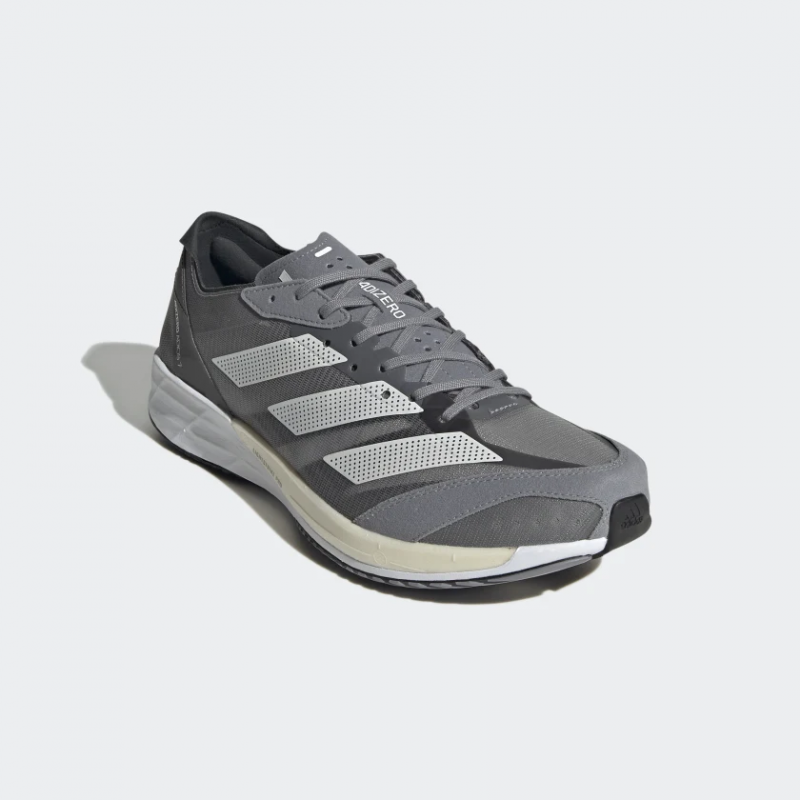 Adidas รองเท้าวิ่งผู้ชาย Adizero Adios 7 | Grey Three/Zero Metalic/Grey Five ( GV7071 ) - Image 2