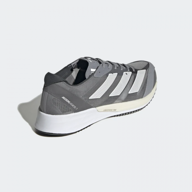 Adidas รองเท้าวิ่งผู้ชาย Adizero Adios 7 | Grey Three/Zero Metalic/Grey Five ( GV7071 ) - Image 3