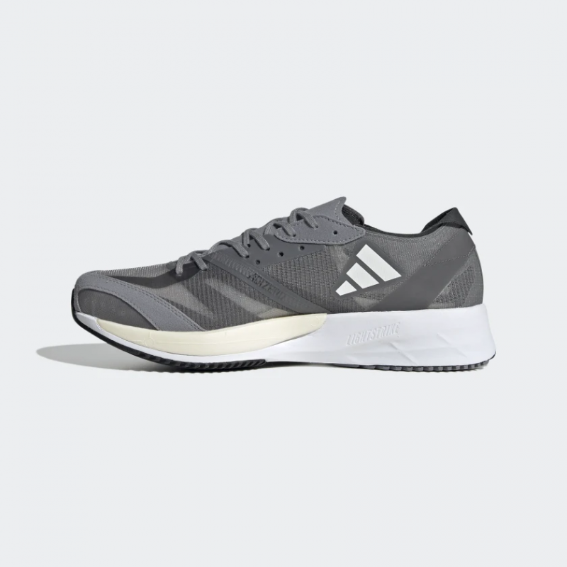 Adidas รองเท้าวิ่งผู้ชาย Adizero Adios 7 | Grey Three/Zero Metalic/Grey Five ( GV7071 ) - Image 4