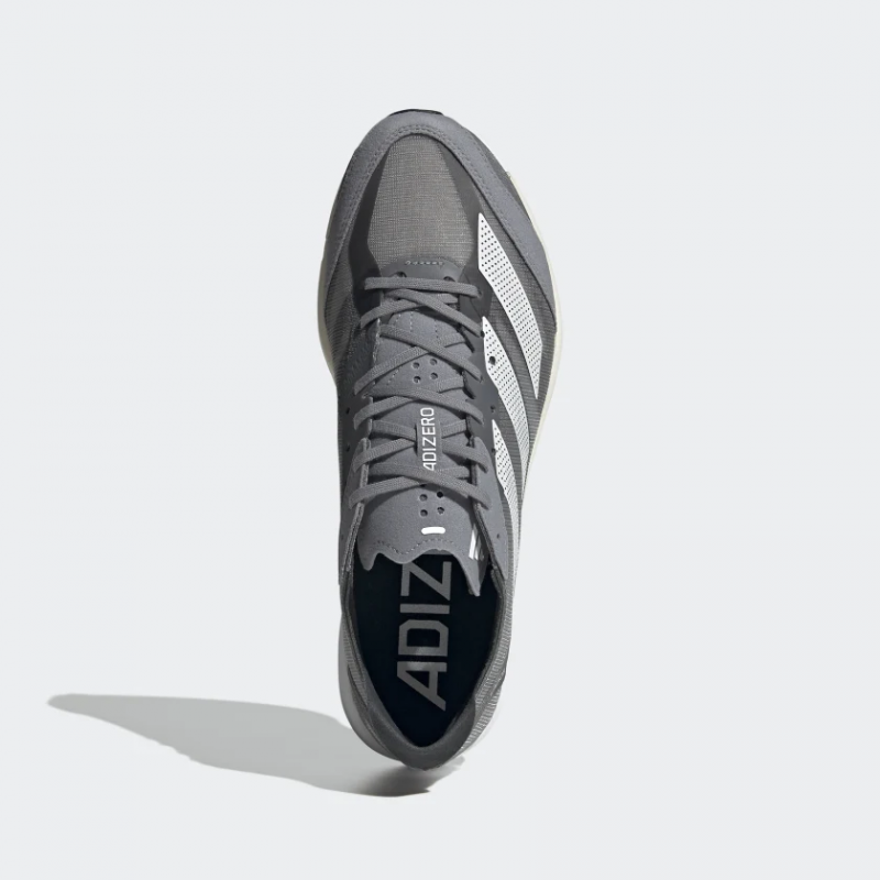 Adidas รองเท้าวิ่งผู้ชาย Adizero Adios 7 | Grey Three/Zero Metalic/Grey Five ( GV7071 ) - Image 5