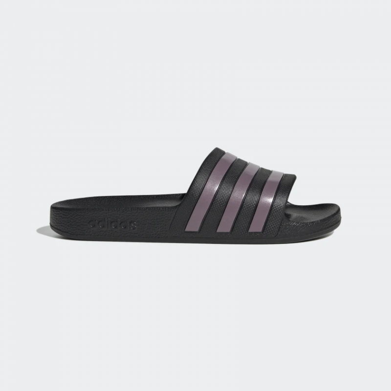 Adidas รองเท้าแตะ Adilette Aqua Slides | Core Black/Matt Purple Met./Core Black ( GX4279 )