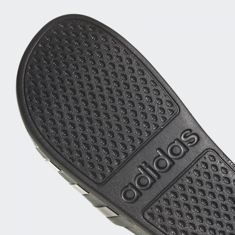 Adidas รองเท้าแตะ Adilette Aqua Slides | Core Black/Matt Purple Met./Core Black ( GX4279 ) - Image 7