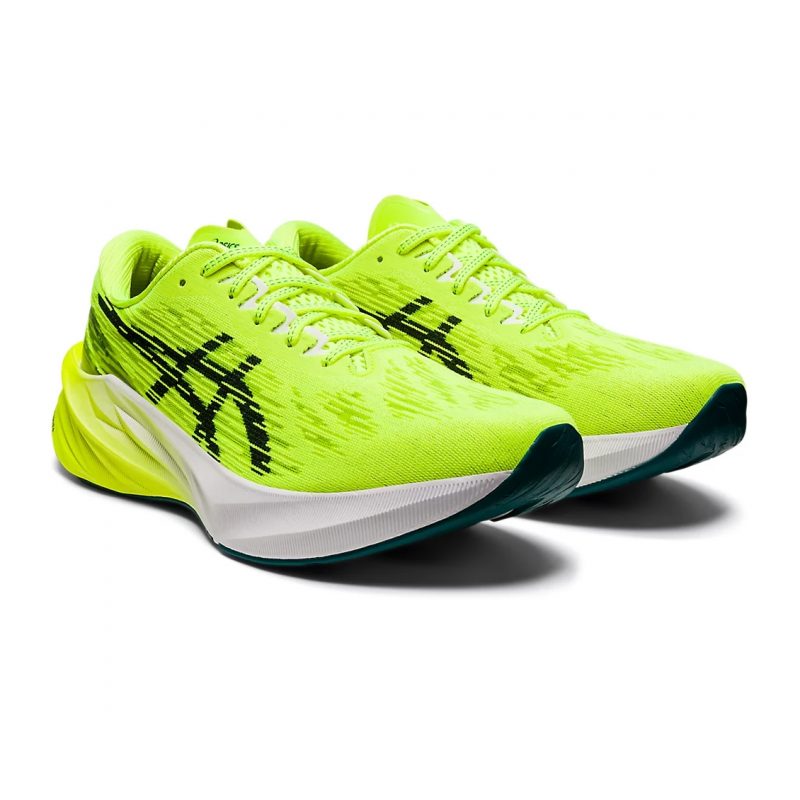 Asics รองเท้าวิ่งผู้ชาย Novablast 3 | Safety Yellow/Black ( 1011B458-750 ) - Image 2