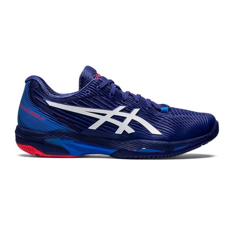 Asics รองเท้าเทนนิสผู้ชาย Solution Speed FF 2 | Dive Blue/White ( 1041A182-401 )