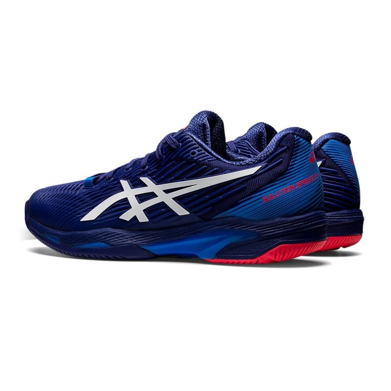 Asics รองเท้าเทนนิสผู้ชาย Solution Speed FF 2 | Dive Blue/White ( 1041A182-401 ) - Image 3
