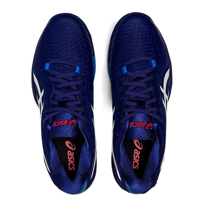 Asics รองเท้าเทนนิสผู้ชาย Solution Speed FF 2 | Dive Blue/White ( 1041A182-401 ) - Image 6