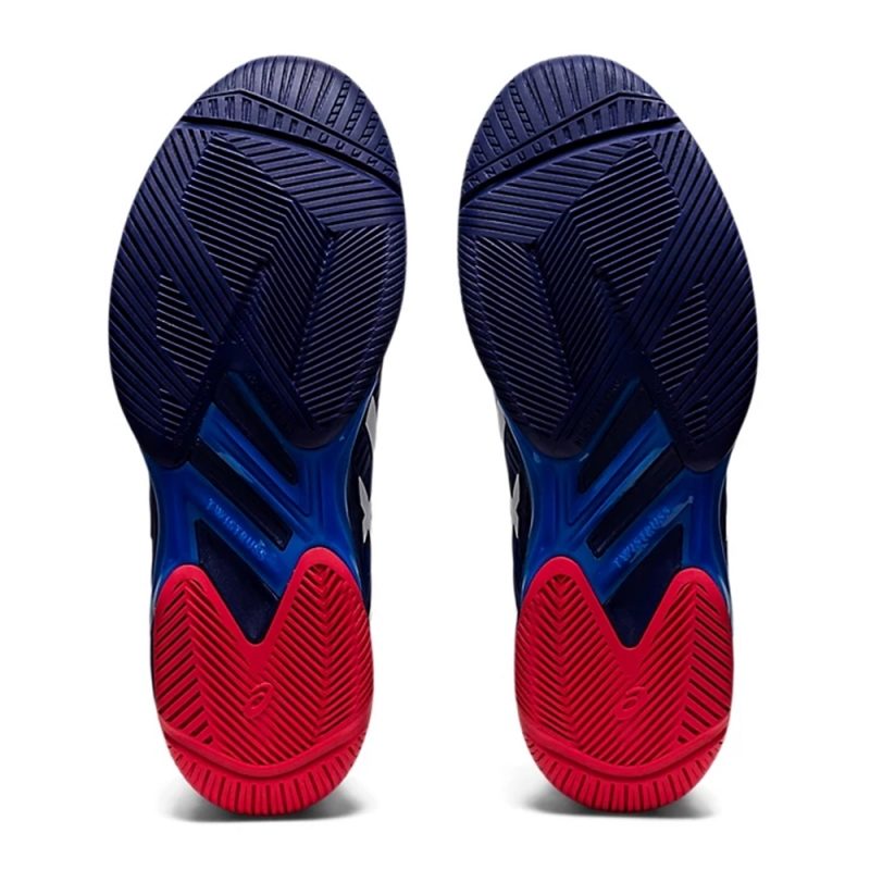 Asics รองเท้าเทนนิสผู้ชาย Solution Speed FF 2 | Dive Blue/White ( 1041A182-401 ) - Image 7